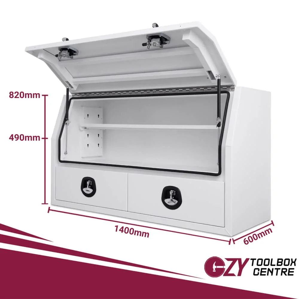 Built-in Drawers 1400mm x 600mm x 820mm White OZY-1468AW