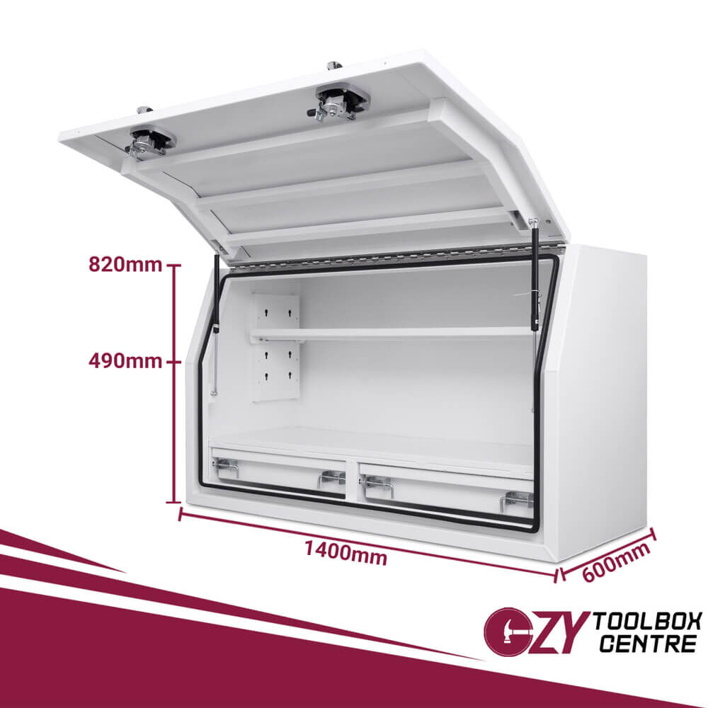 Built-in Drawers 1400mm x 600mm x 820mm White OZY-1468FD-2W