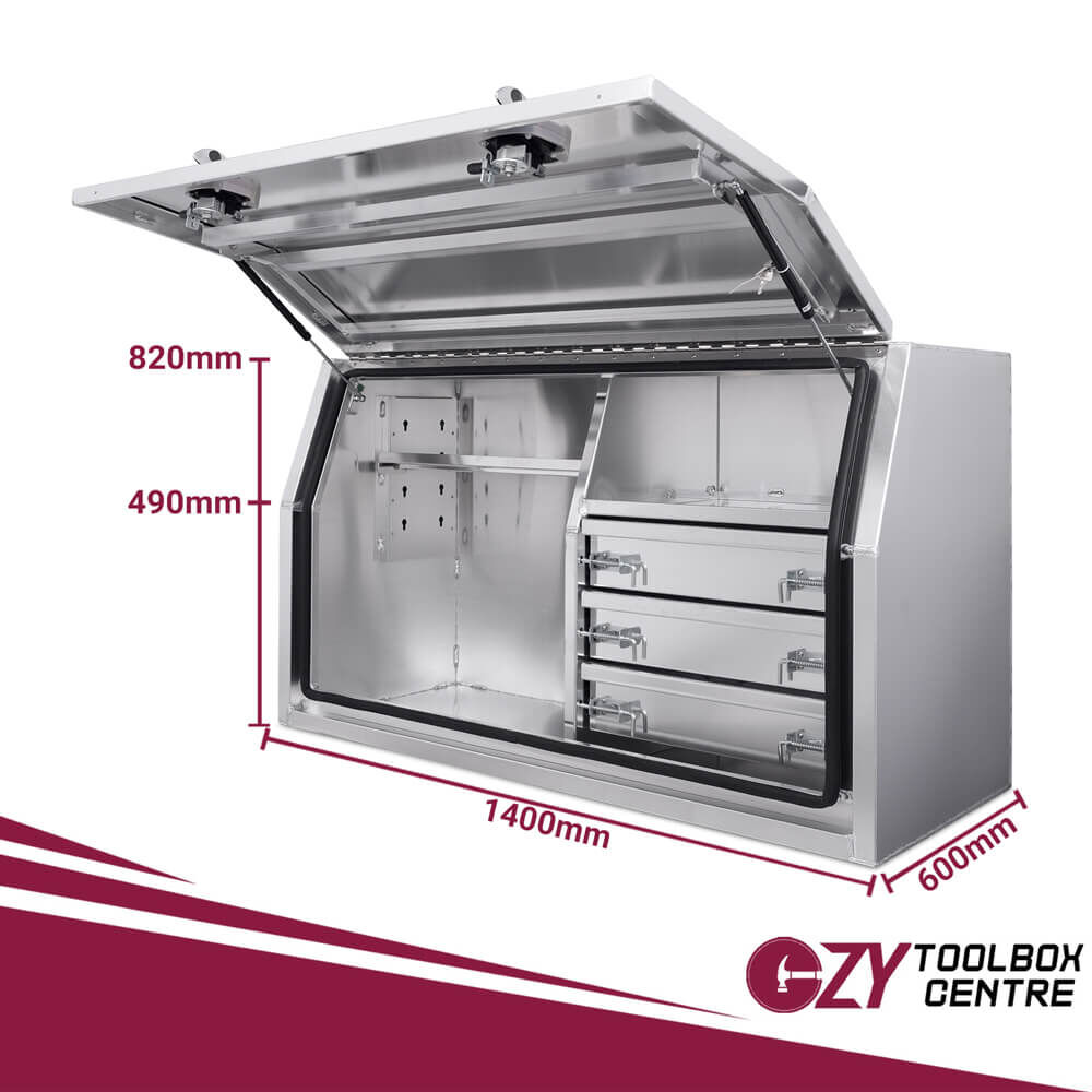 Built-in Drawers 1400mm x 600mm x 820mm OZY-1468FD-3FP