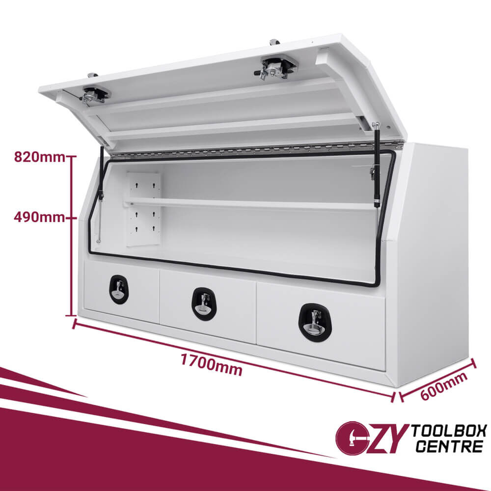 Built-in Drawers 1700mm x 600mm x 820mm White OZY-1768AW