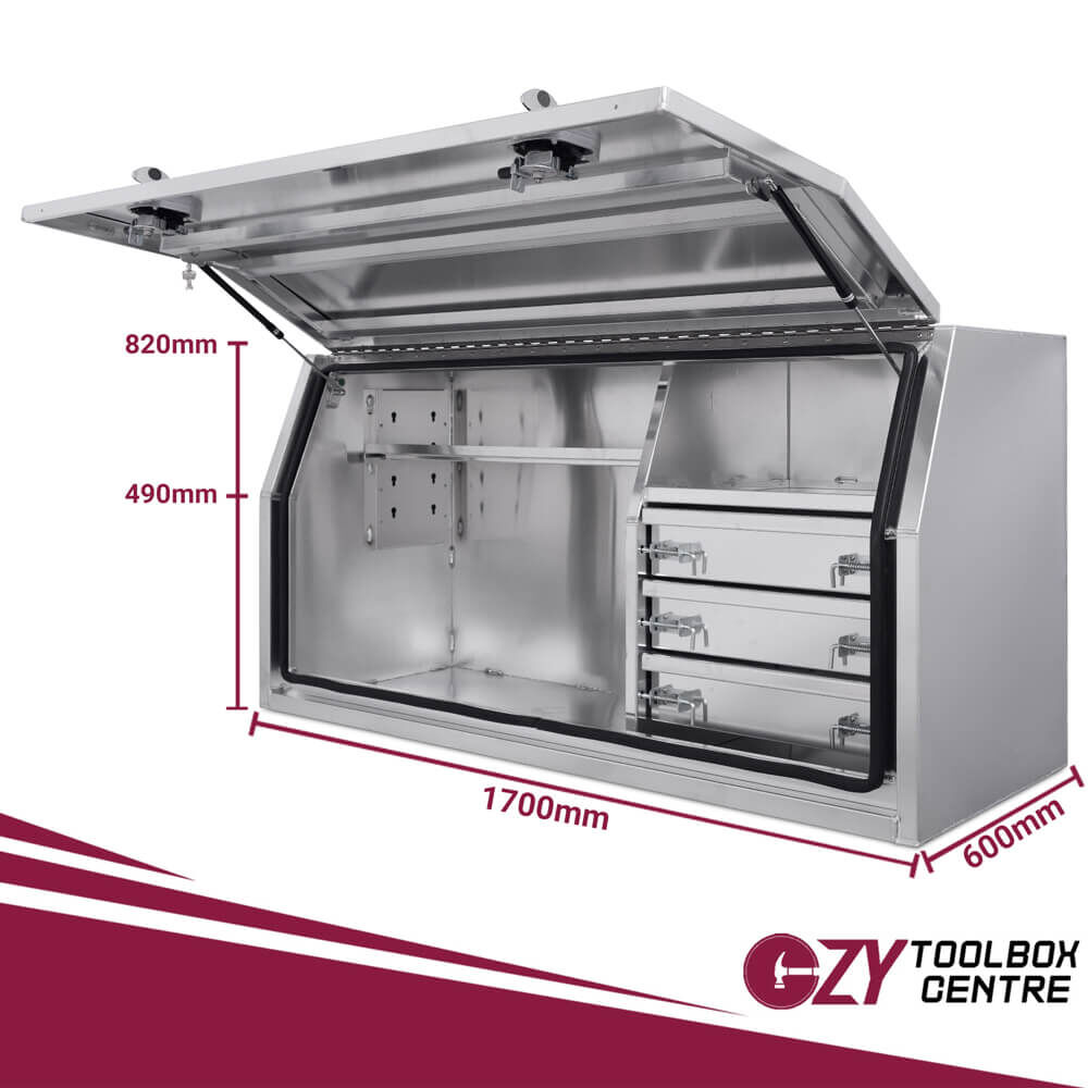 Built-in Drawers 1700mm x 600mm x 820mm OZY-1768FD-3FP