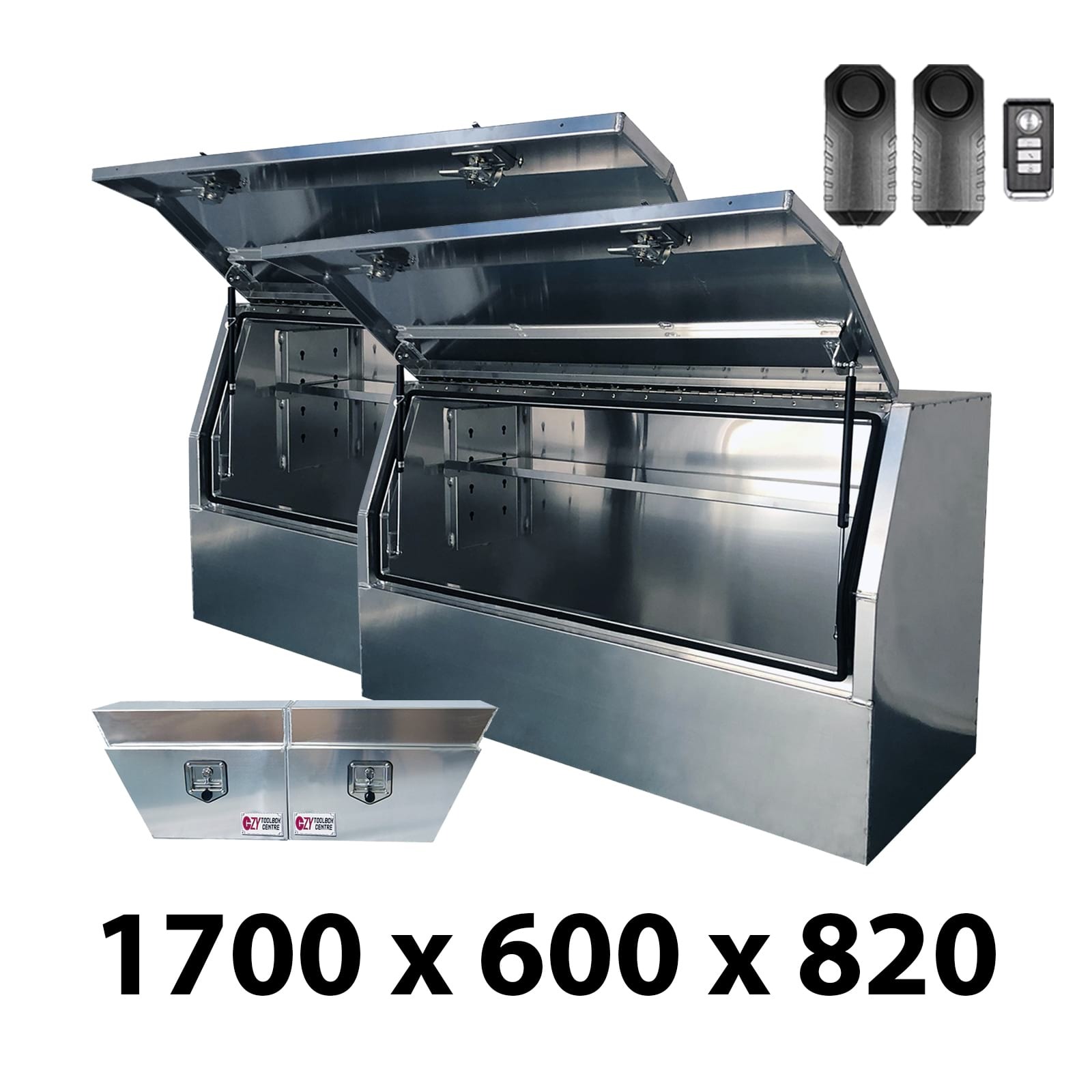 Half Lid Package 1700mm x 600mm x 820mm OZY-1768HDFPCOM