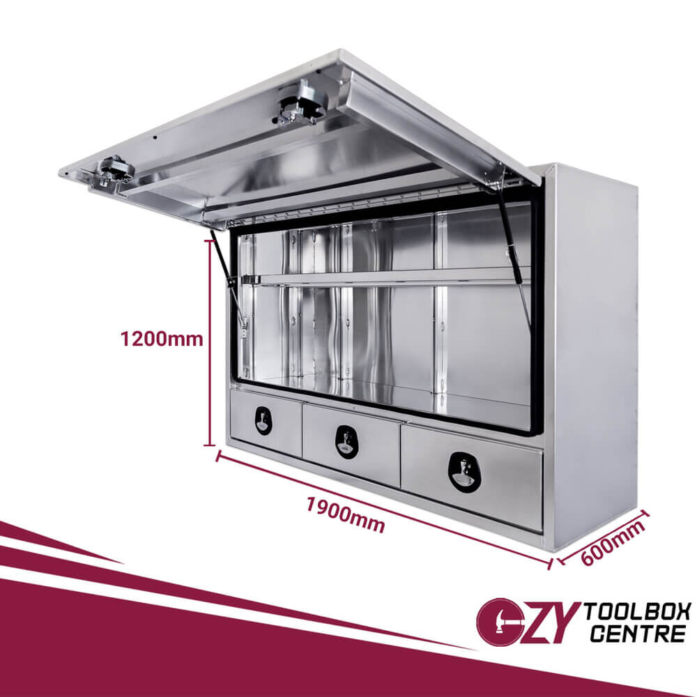 Truck Box 1900mm x 600mm x 1200m Flat Plate OZY-1961FP-3D 