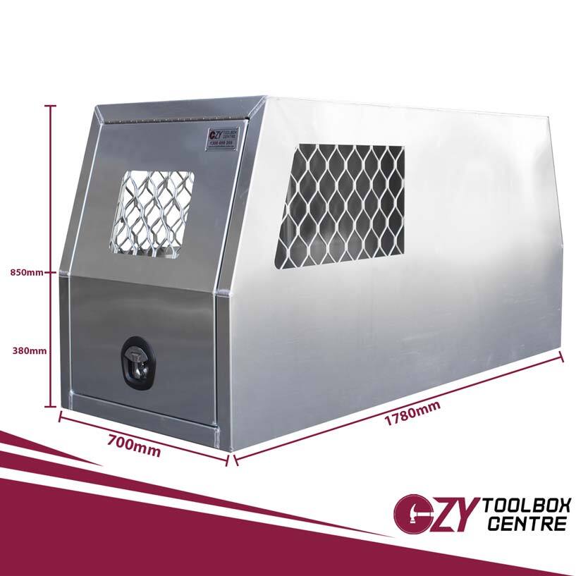 Dog Cage And Toolbox 1780mm x 700mm x 850mm OZY-HDB