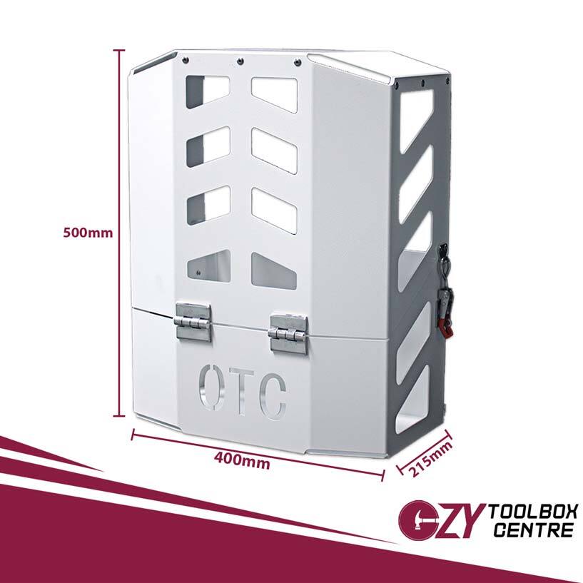 Jerry Can Holder 400mm x 215mm x 500mm OZY-JHLW White