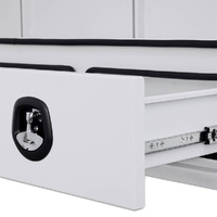 Truck Box 1900mm x 600mm x 1200m Pro-Series OZY-1961FP-3D-W White