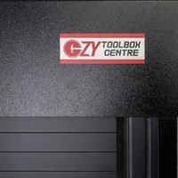 Truck Box 1900mm x 600mm x 1200mm Roller Shutter Black OZY-1961RS-B
