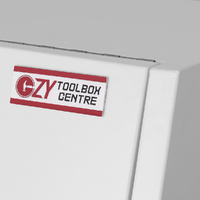 Full Side Opening UTE Toolbox with 4 Built-in Drawers - White