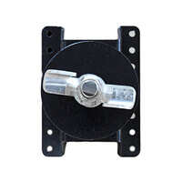 Spare Wheel Holder With Floor Mount Black OZY-TMB Black