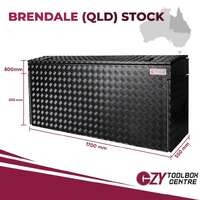 Aluminium Trailer Caravan Toolbox With Generator, Webber BBQ Slide OTC-1757-Q Black