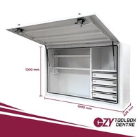Truck Box 1900mm x 600mm x 1200m White OTC-1961-4D-W 