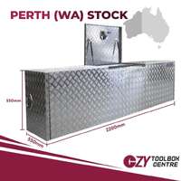 Aluminium Trailer Caravan Toolbox With Generator, Webber BBQ Slide OTC-2255-P Perth Warehouse