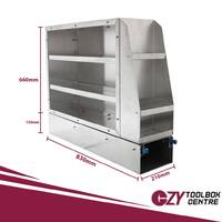 Aluminium Canopy Pantry Slide 830mm x 210mm x 660mm OTC-SS