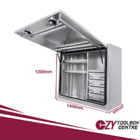 Truck Box 1400mm x 600mm x 1200m Flat Plate OZY-1461FP-4D