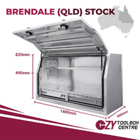 Built-in Drawers 1400mm x 600mm x 820mm OZY-1468FD-2FP-Q QLD Warehouse