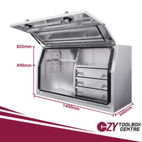 Built-in Drawers 1400mm x 600mm x 820mm OZY-1468FD-3FP