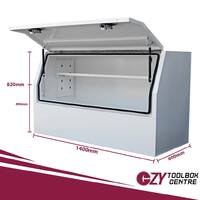 Half Lid 1400mm x 600mm x 820mm White -1468HDW 