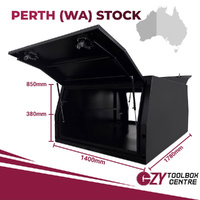 Canopy Jack Off 1780mm x 1400mm x 850mm Black OZY-1714CFJB-P Perth Warehouse