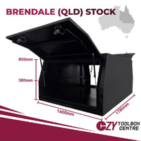 Canopy Jack Off 1780mm x 1400mm x 850mm Black OZY-1714CFJB-Q QLD Warehouse