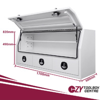 Built-in Drawers 1700mm x 600mm x 820mm White OZY-1768AW 