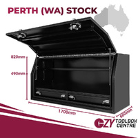 Built-in Drawers 1700mm x 600mm x 820mm Black OZY-1768FD-2B-P Perth Warehouse
