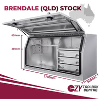 Built-in Drawers 1700mm x 600mm x 820mm OZY-1768FD-3FP-Q QLD Warehouse