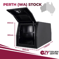 Canopy 1780mm x 800mm x 850mm Black OZY-1778CB-P Perth Warehouse