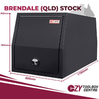 Canopy 1780mm x 800mm x 850mm OZY-1778CB-Q Black - QLD Warehouse