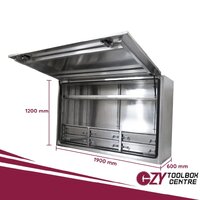 Truck Box 1900mm x 600mm x 1200m  Flat Plate OZY-1961FP-6D