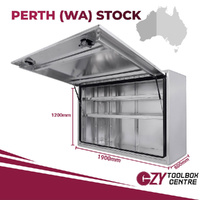 Truck Box 1900mm x 600mm x 1200m Flat Plate OZY-1961FPP-P Perth Warehouse
