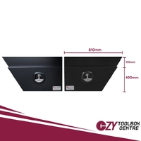 Undertray 810mm x 230mm x 400mm Black OZY-724RLFPB
