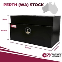 Undertray 900mm x 450mm x 500mm OZY-945FPB-P Black Perth Warehouse