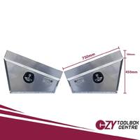Set of Under Tray Ute Tool Boxes - Flat Plate
