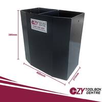Twin Gas Bottle Holder 400mm x 215mm x 380mm OZY-JHS-B Black