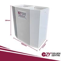 Twin Gas Bottle Holder 400mm x 215mm x 380mm OZY-JHS-W White