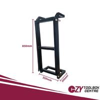 Aluminium Ute Canopy Ladder Black OZY-LADDER-B
