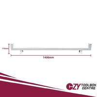 Aluminium Toolbox Roof Rack White OZY-LRW