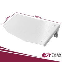 Trundle Drawer Number Plate Swing For Utes White