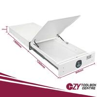 Trundle Drawer - 1400mm x 800mm x 200mm White OZY-TD1400W
