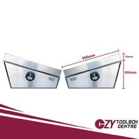 Under Tray Toolbox 900mm x 210mm - 260mm x 450mm Flat OZY-UB900