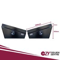 Under Tray Toolbox 900mm x 210mm - 260mm x 450mm Black OZY-UB900B