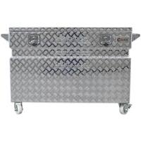 Job Site Toolbox Aluminium Lockable 1200 x 700 x 750 OTC-1277J