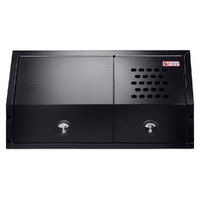 Canopy Jack Off - 1/4 Dog Box 1780mm x 1600mm x 850mm Black OZY-1716DB-B QLD Warehouse