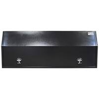 Full Lid 1700mm x 600mm x 820mm OZY-1768FDB-Q Black - QLD Warehouse