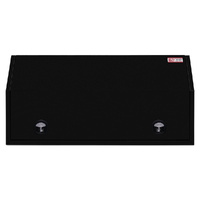 Full Lid 1700mm x 600mm x 820mm OZY-1768FDB-Q Black - Perth Warehouse
