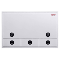 Truck Box 1900mm x 600mm x 1200m Pro-Series OZY-1961FP-3D-W White