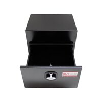 Undertray 600mm x 500mm x 500mm With Drawer Black OZY-655UFP-DB 