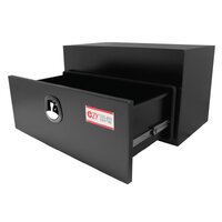 Undertray 900mm x 500mm x 500mm OZY-955FP-DB With Drawer Black