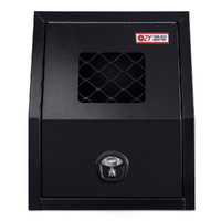 Dog Cage And Toolbox 1780mm x 700mm x 850mm Black OZY-HDBLK 