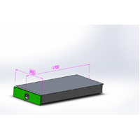 Trundle Drawer - 1700mm x 800mm x 200mm Black OZY-TD1700B